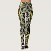 Uhrwerke Leggings (Rückseite)