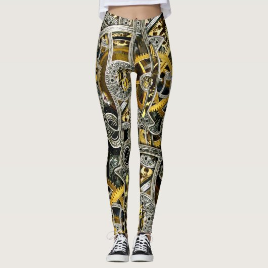 Uhrwerke Leggings (Vorderseite)