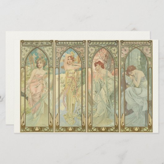 Uhrzeit Briefpapier (Vorne/Hinten)