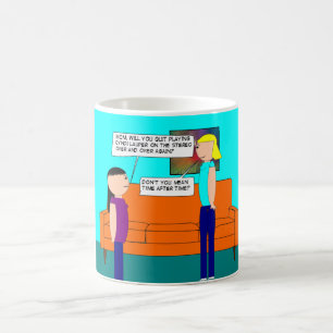 Uhrzeit Kaffeetasse
