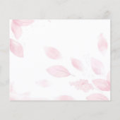 Uhrzeit Kapselhinweis Coupé-Brautparty-Karte Flyer (Hinten)