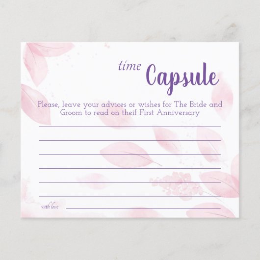 Uhrzeit Kapselhinweis Coupé-Brautparty-Karte Flyer (Vorne)