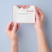 Uhrzeit Kapselhinweis Coupé-Brautparty-Karte Flyer (Gruppe)