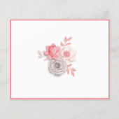 Uhrzeit Kapselhinweis Coupé-Brautparty-Karte Flyer (Hinten)