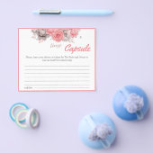 Uhrzeit Kapselhinweis Coupé-Brautparty-Karte Flyer (Einzeln)