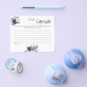 Uhrzeit Kapselhinweis Kartenleder-Brautparty Flyer (Einzeln)