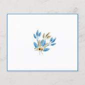 Uhrzeit Kapselhinweis Kartenleder-Brautparty Flyer (Hinten)