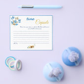 Uhrzeit Kapselhinweis Kartenleder-Brautparty Flyer (Einzeln)