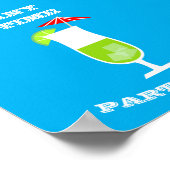 Uhrzeit, Party Poster (Ecke)