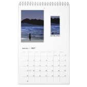 Uhrzeit und Farbkalender Kalender (Jan 2027)
