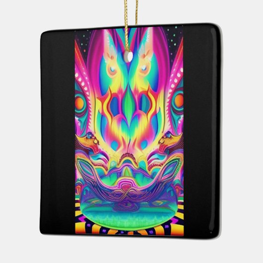 Uhtempel Keramikornament (Links)