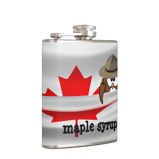 Uhu am kanadischen Tag Flachmann (Rechts)