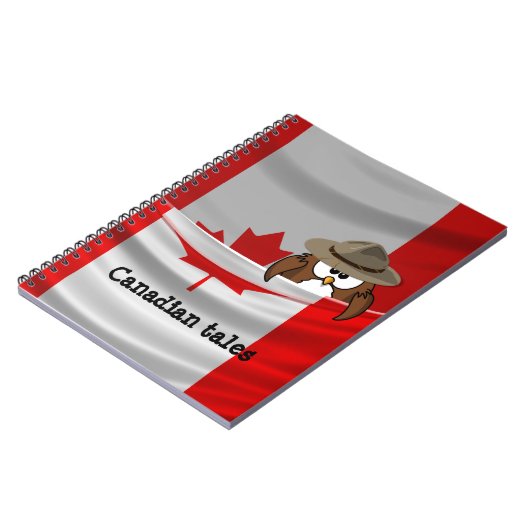 Uhu am kanadischen Tag Notizblock (Linke Seite)