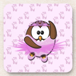 Uhu Ballerina - Glitzer Untersetzer