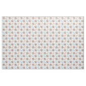 Uhu, Blume und Name personalisiert Stoff (Yard (91,4 cm))