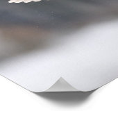 Uhu der Scheune landet, um zu spinnen Poster (Ecke)