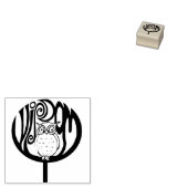 Uhu der Weisheit Gummistempel (Stempel)