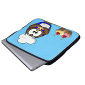 Uhu des Koch cupcake Laptopschutzhülle (Vorne Knopf)