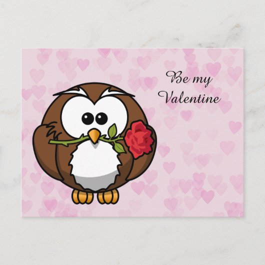 Uhu Feiertagspostkarte (Vorderseite)