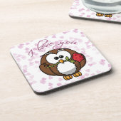 Uhu Getränkeuntersetzer (Linke Seite)