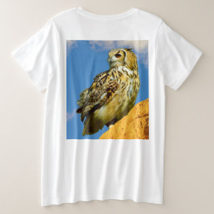 Uhu Große Größe T-Shirt