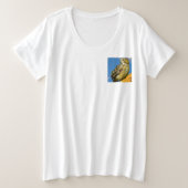 Uhu Große Größe T-Shirt (Design vorne)