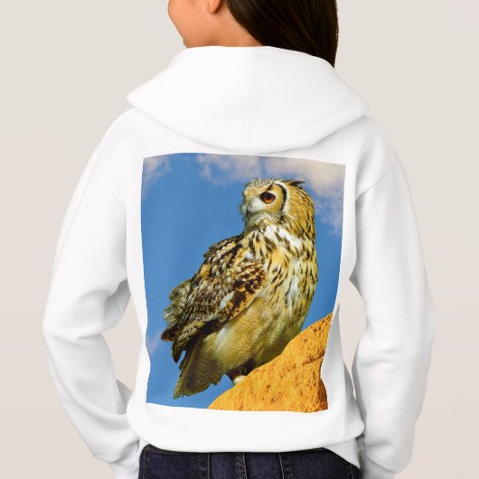 Uhu Hoodie (Rückseite)