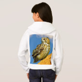Uhu Hoodie (Schwarz voll)