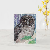 Uhu Karte (Gelbe Blume)