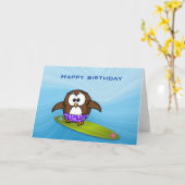 Uhu Karte (Gelbe Blume)