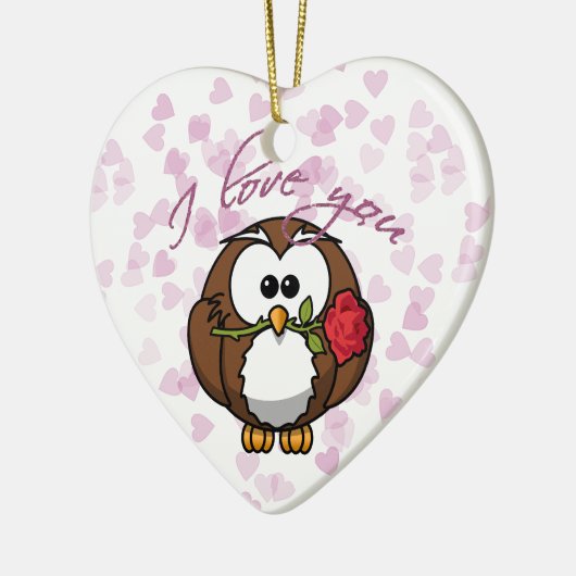 Uhu Keramikornament (Links)