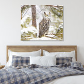 Uhu Leinwanddruck (Insitu (Schlafzimmer))