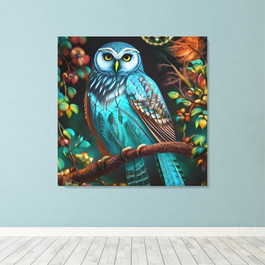 Uhu Leinwanddruck (Insitu (Holzboden))