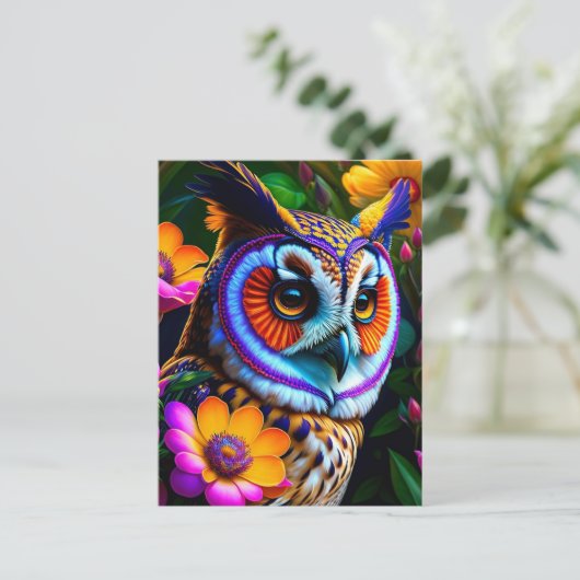 Uhu Postkarte (Stehend Vorderseite)