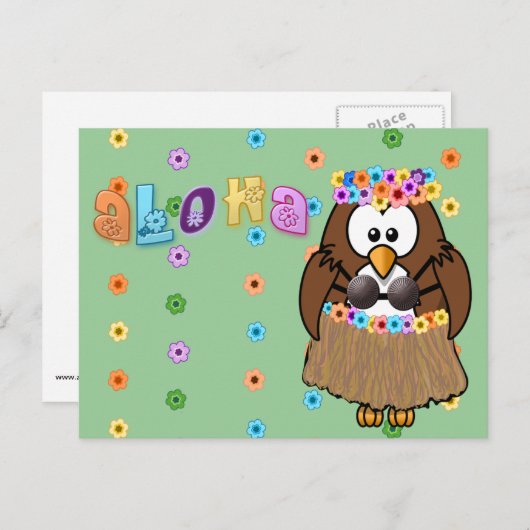 Uhu Postkarte (Vorne/Hinten)