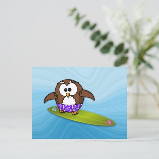 Uhu Postkarte (Stehend Vorderseite)