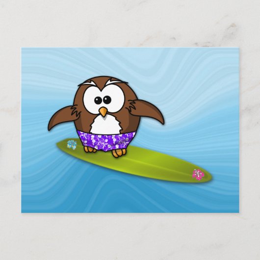 Uhu Postkarte (Vorderseite)