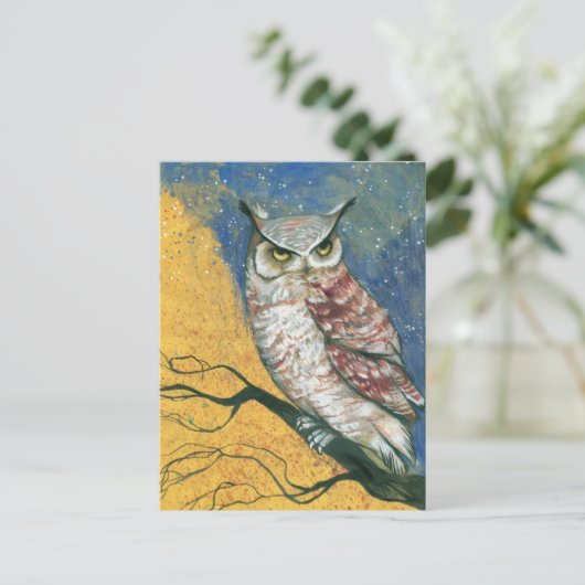 Uhu Postkarte (Stehend Vorderseite)