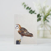 Uhu Postkarte (Stehend Vorderseite)