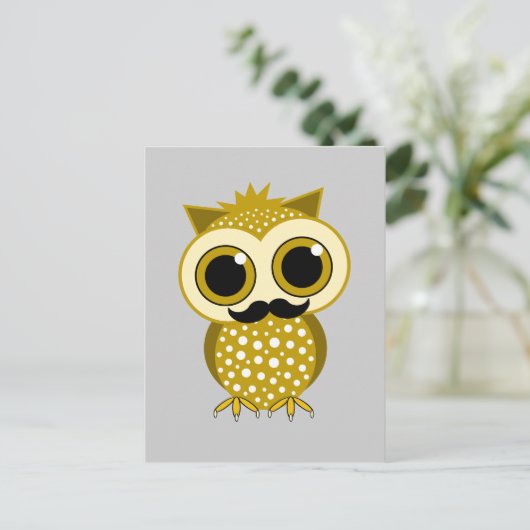 Uhu Postkarte (Stehend Vorderseite)