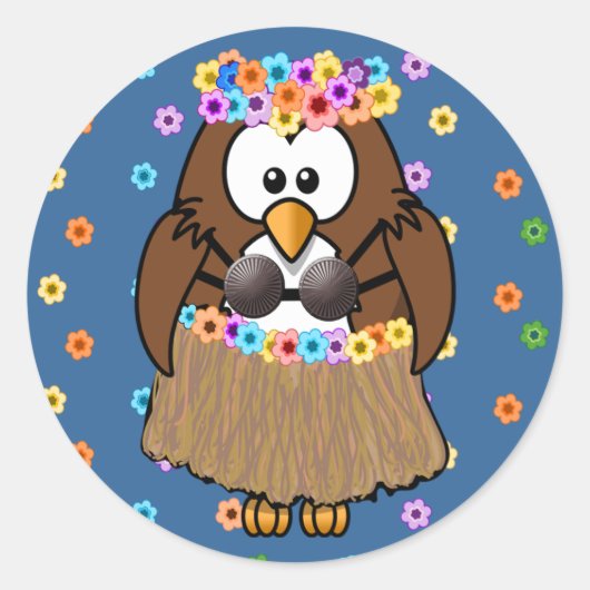 Uhu Runder Aufkleber (Vorderseite)