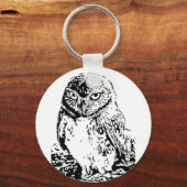 Uhu Schlüsselanhänger (Vorderseite)