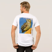 Uhu Tri-Blend shirt (Rückseite voll)