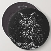 Uhu — von BurnsInHell Button (Vorne & Hinten)