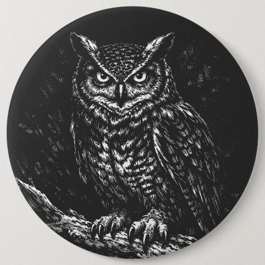 Uhu — von BurnsInHell Button (Vorderseite)