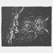 Uhu — von BurnsInHell Fleecedecke (Vorderseite (Horizontal))