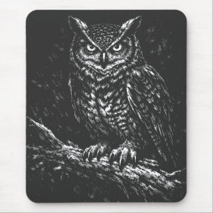 Uhu — von BurnsInHell Mousepad