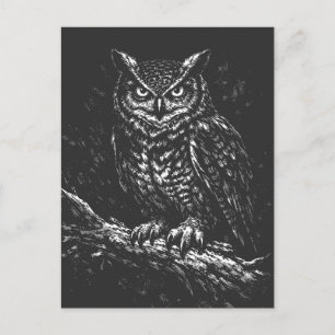 Uhu — von BurnsInHell Postkarte