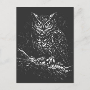 Uhu — von BurnsInHell Postkarte