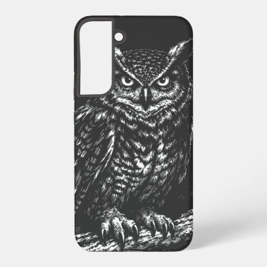 Uhu — von BurnsInHell Samsung Galaxy Hülle (Rückseite)